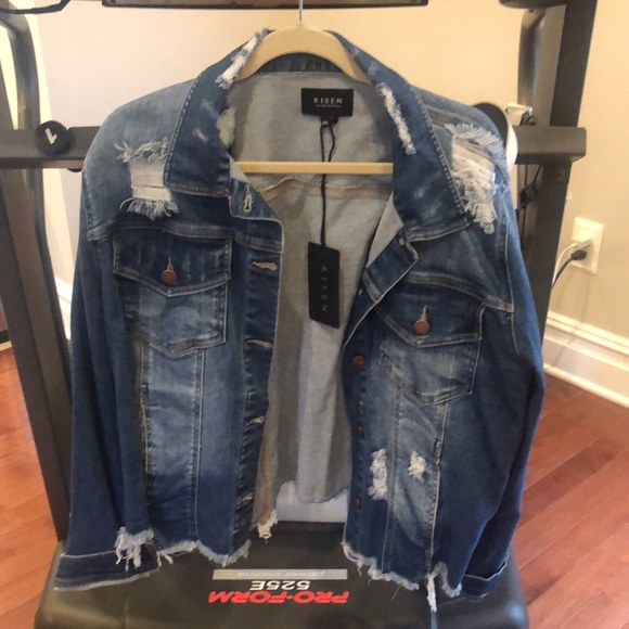 Jackets & Blazers - Risen plus size Jean jacket
